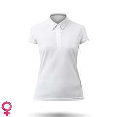 Zhik Womens Short Sleeve ZhikDry LT Sailing Polo - White