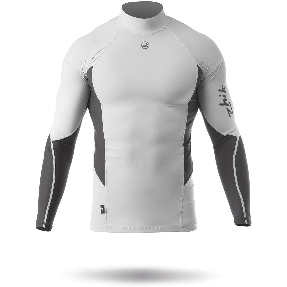 white spandex long sleeve shirt